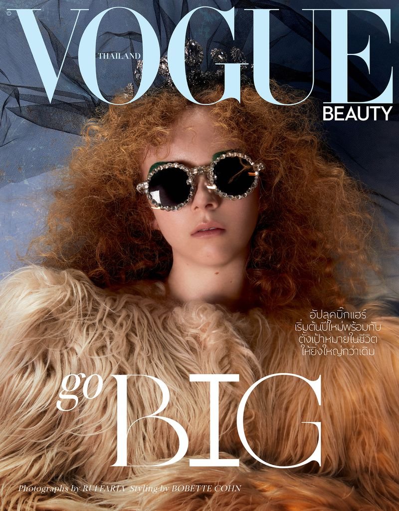 Lily Nova Dazzles by Rui Faria in Vogue Thailand January 2022